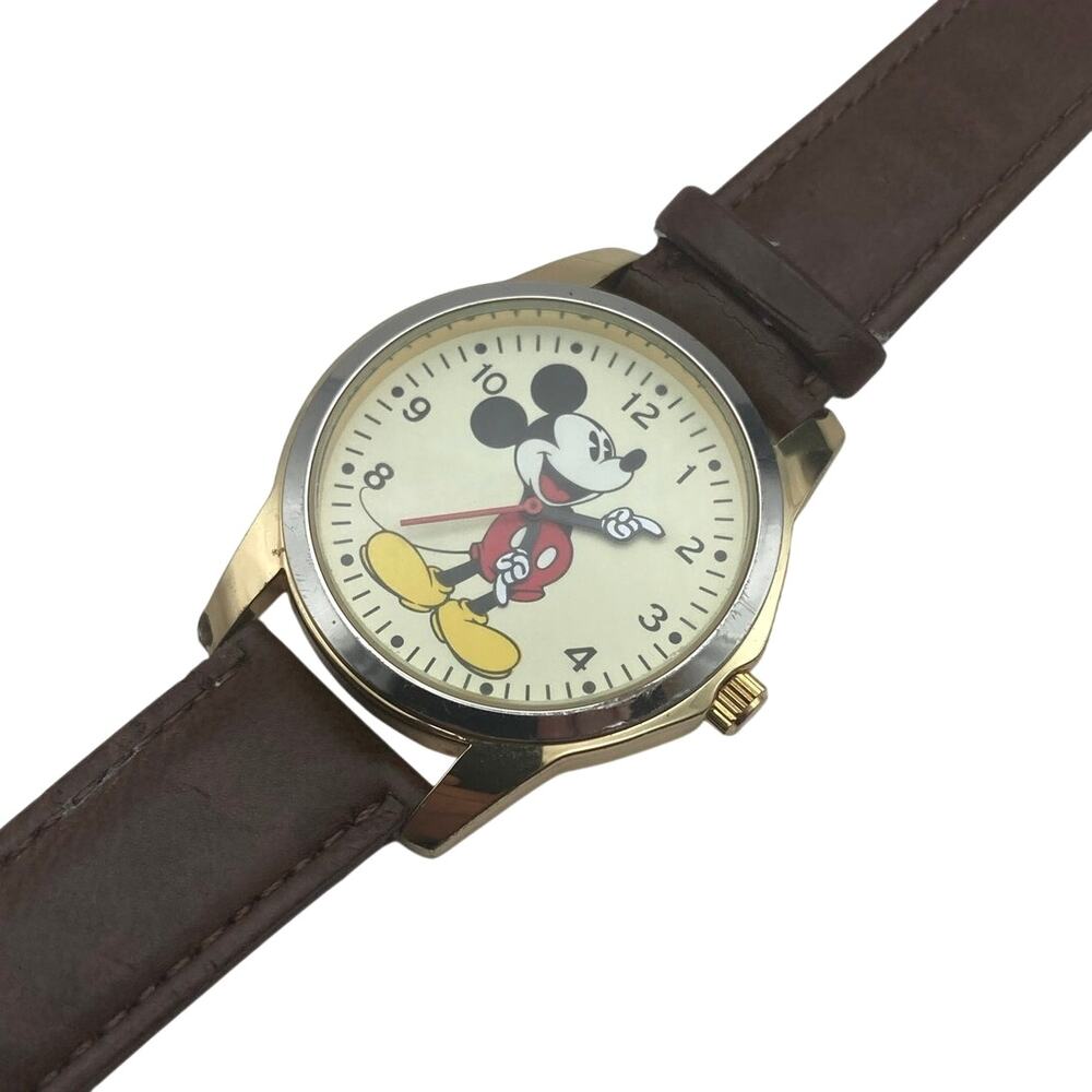 Classic Disney Mickey Mouse Men's Watch 42mm - New Battery - Adjustable Band